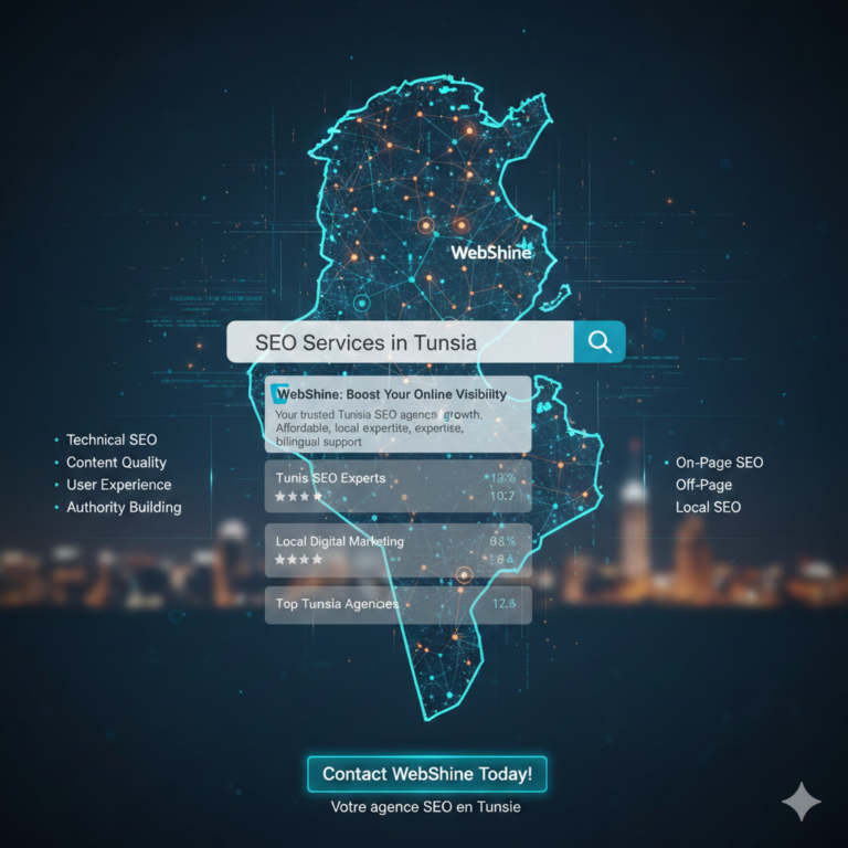 Seo services in tunisia webshine